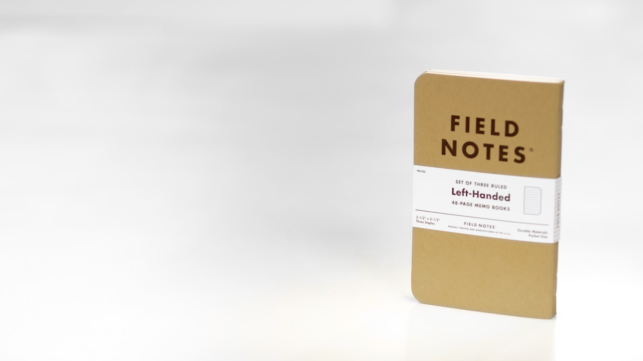 Field Notes Left-handed (3-Pack)