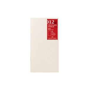 Traveler's Notebook Refill 012 Sketch Paper