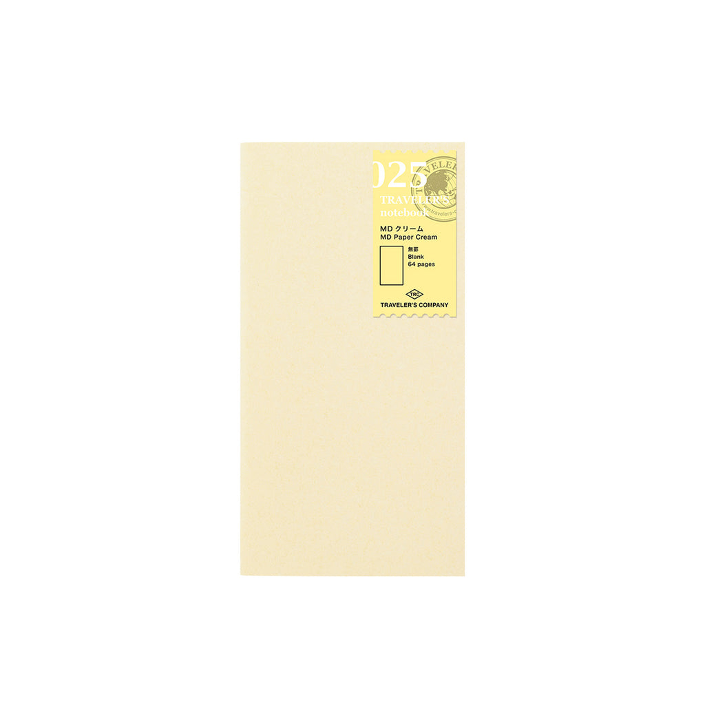 Traveler's Notebook Refill 025 MD Paper (Cream)