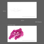 Wearingeul - Jaquere Smile Cat Ink Swatch Cards (50 sheets)