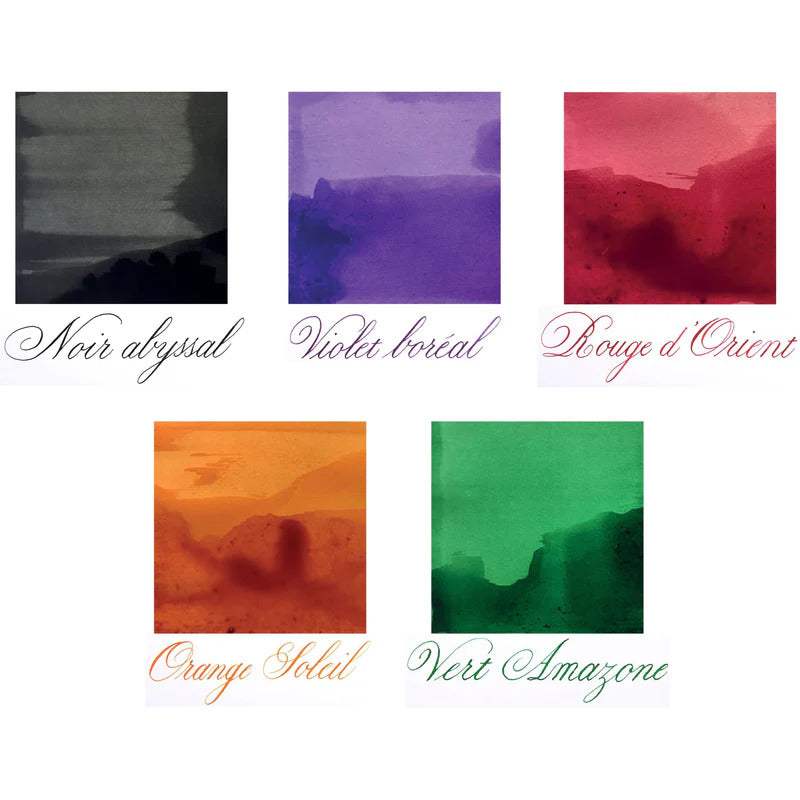 J. Herbin Essential Miniature Fountain Pen Ink Set [15ml]