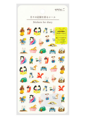 Midori Stickers for Diary Daily Records