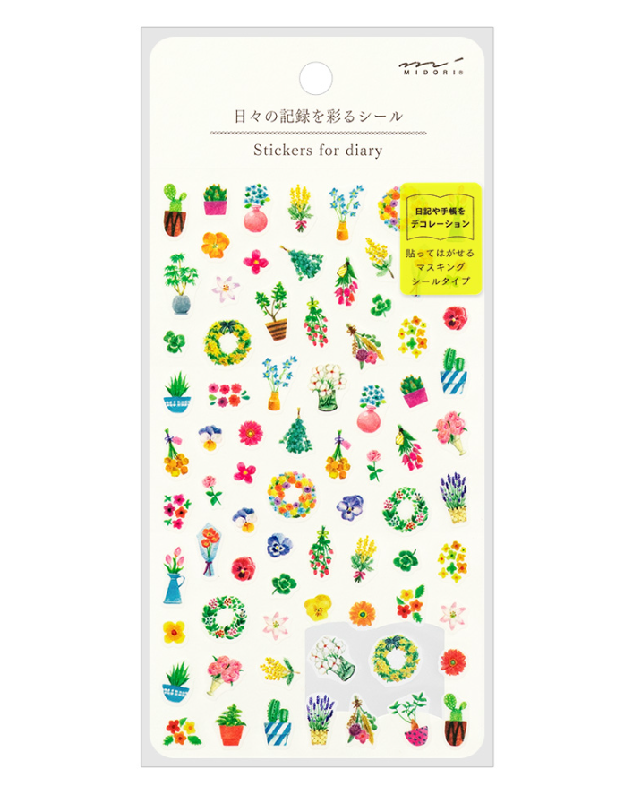 Midori Stickers for Diary Daily Records