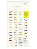 Midori Stickers for Diary Daily Records
