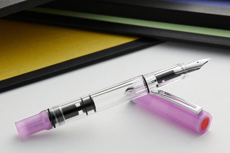 Twsbi Eco Transparent Purple vulpen F Twsbi Eco Transparent Purple vulpen F