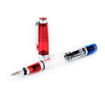 TWSBI Diamond 580 Red Blue Transparent Fountain Pen