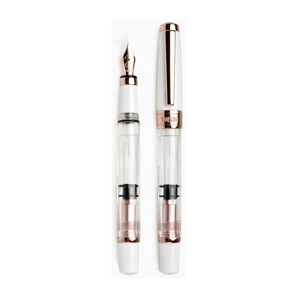 TWSBI Diamond 580 White RoseGold II Fountain Pen