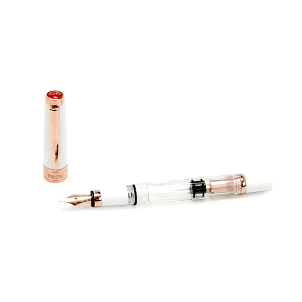 TWSBI Diamond 580 White RoseGold II Fountain Pen