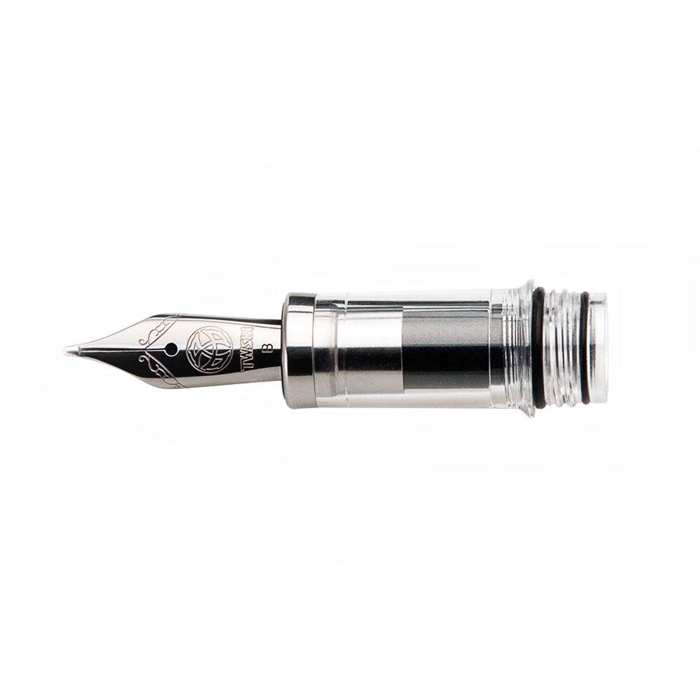 Penna Stilografica TWSBI Vac Mini Con Pennino Medio (M) - Caricamento A Siringa Rovesciata, Trasparente, Ideale Per Viaggi E Scrittura Quotidiana