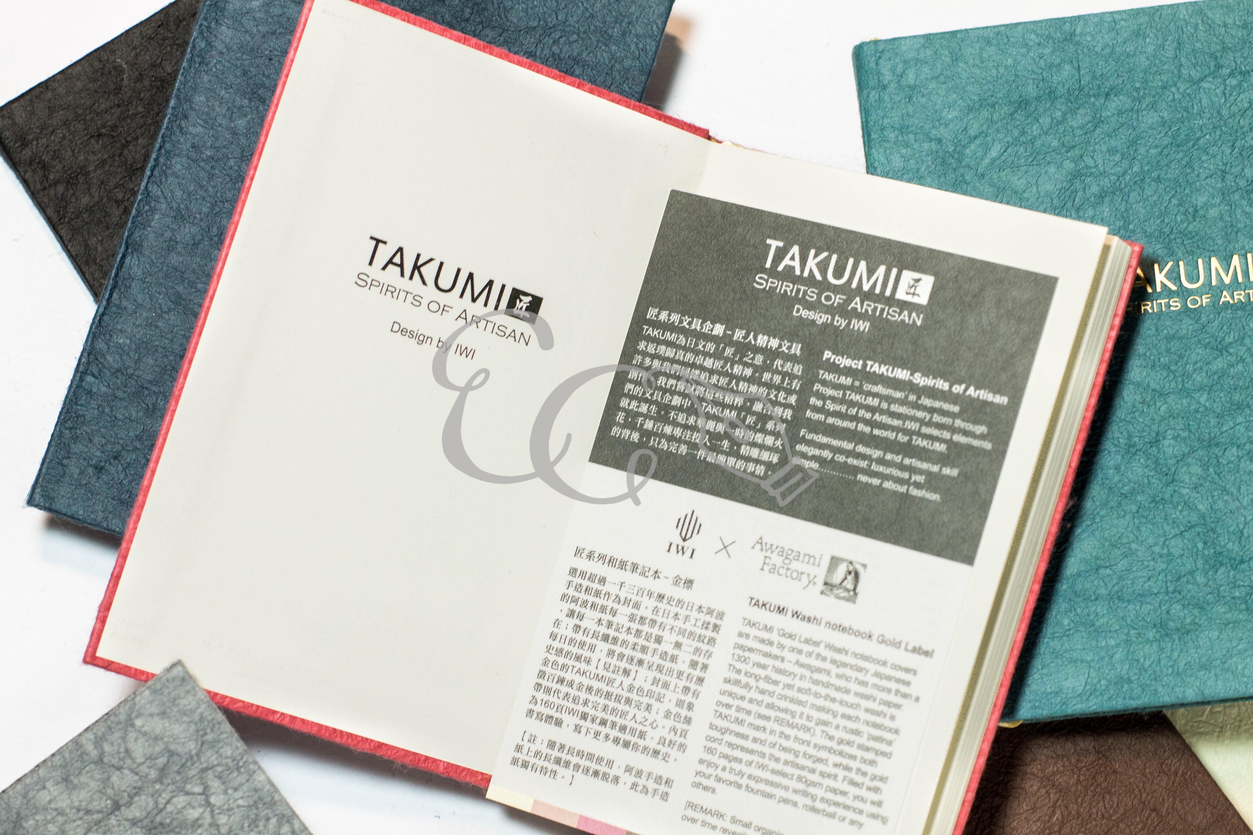 Takumi Washi Notebooks Gold Label