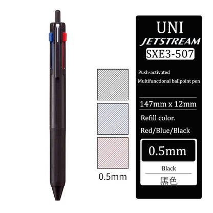 Uni-ball Jetstream SXE3-507 (0.5) 3-Color Ink Ballpoint Pens