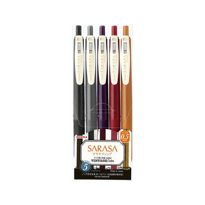 Zebra Sarasa Clip Vintage Set 2 (0.5)