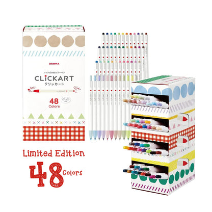 Zebra Clickart Marker Pen (48 colors)