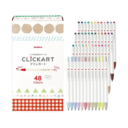 Zebra Clickart Marker Pen (48 colors)