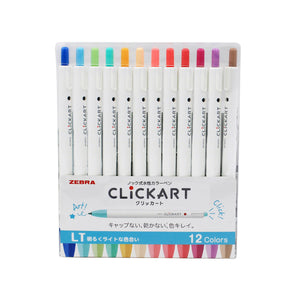 Zebra Clickart Marker Pen (Set of 12)