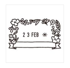 Midori Paintable Rotating Date Stamps
