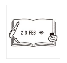 Midori Paintable Rotating Date Stamps