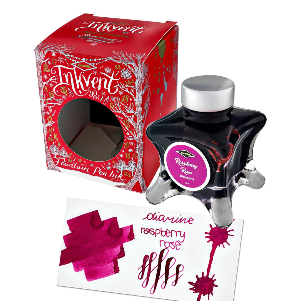 Diamine Inkvent Fountain Pen Ink (50ml) Red Edition- Standard