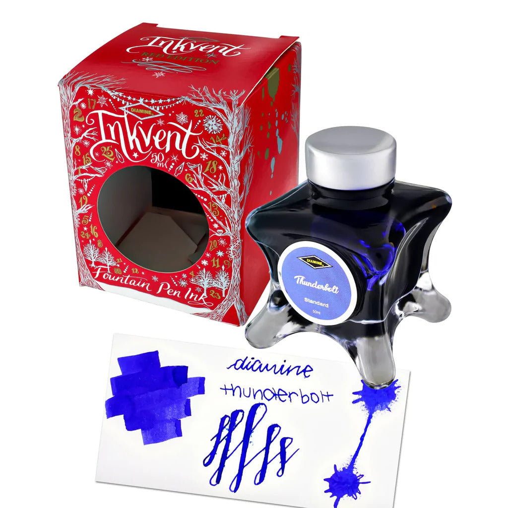 Diamine Inkvent Fountain Pen Ink (50ml) Red Edition- Standard