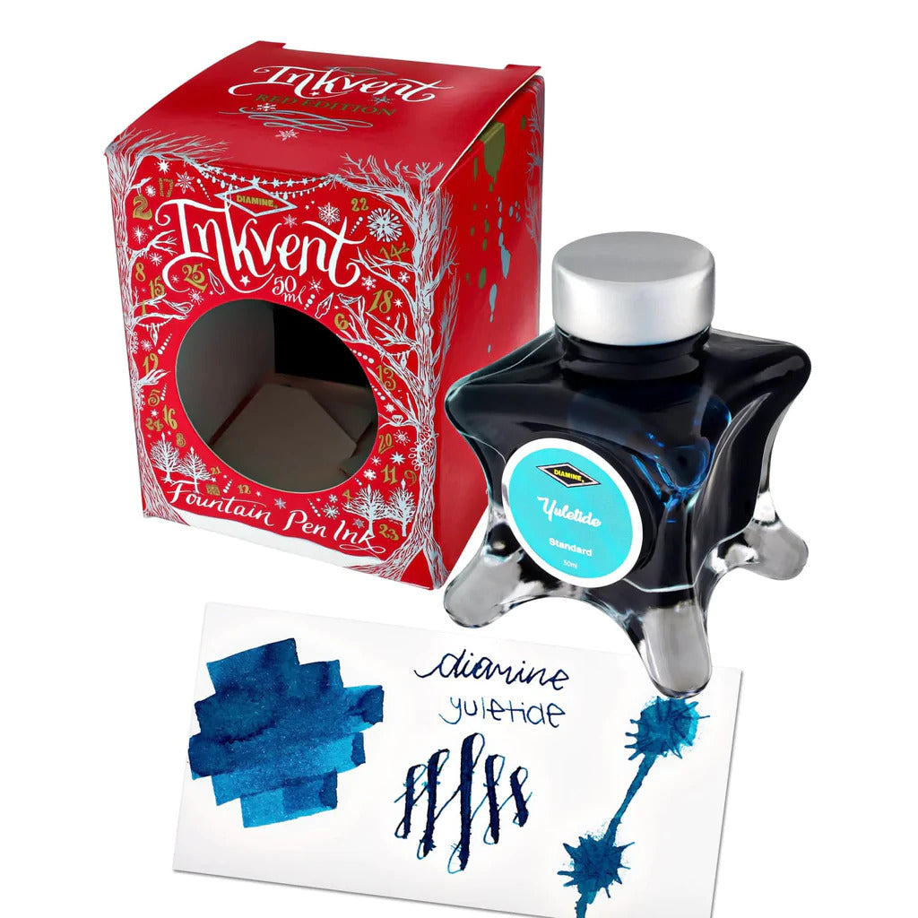 Diamine Inkvent Fountain Pen Ink (50ml) Red Edition- Standard