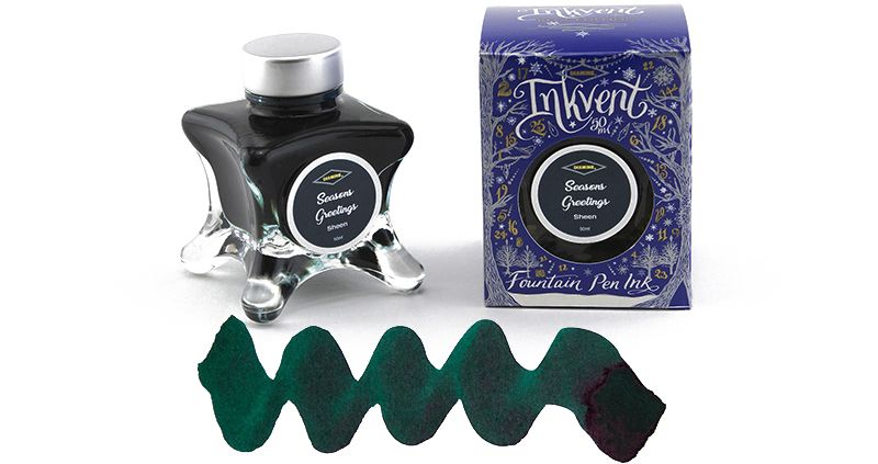 Diamine Inkvent Fountain Pen Ink (50ml) Blue Edition - Sheen