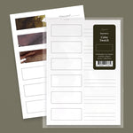 Wearingeul - Jaquere Impression Ink Color Swatch Paper A5 (20 sheets)