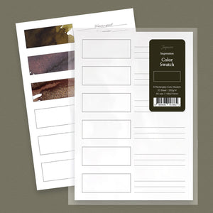Wearingeul - Jaquere Impression Ink Color Swatch Paper A5 (20 sheets)