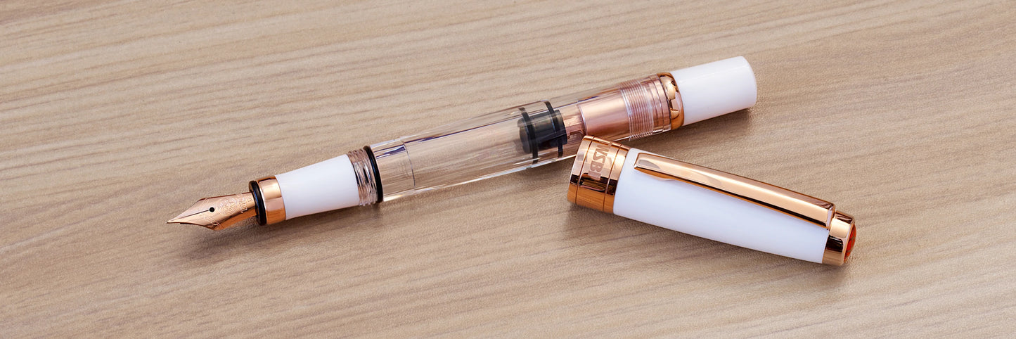 TWSBI Diamond 580 White RoseGold II Fountain Pen