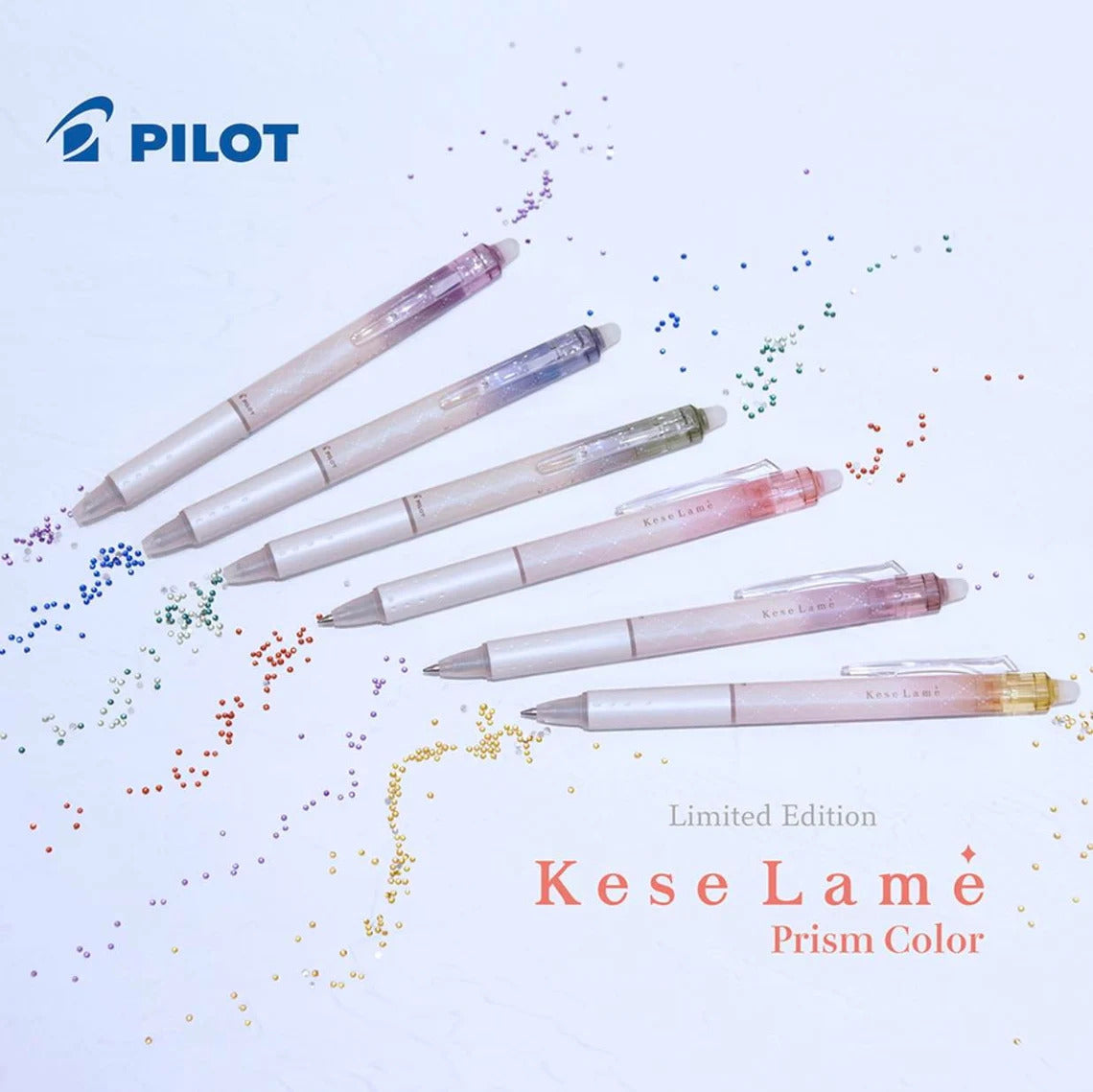 Pilot Kese Lame Erasable Glitter Gel Pen Sets (0.7) Limited Edition