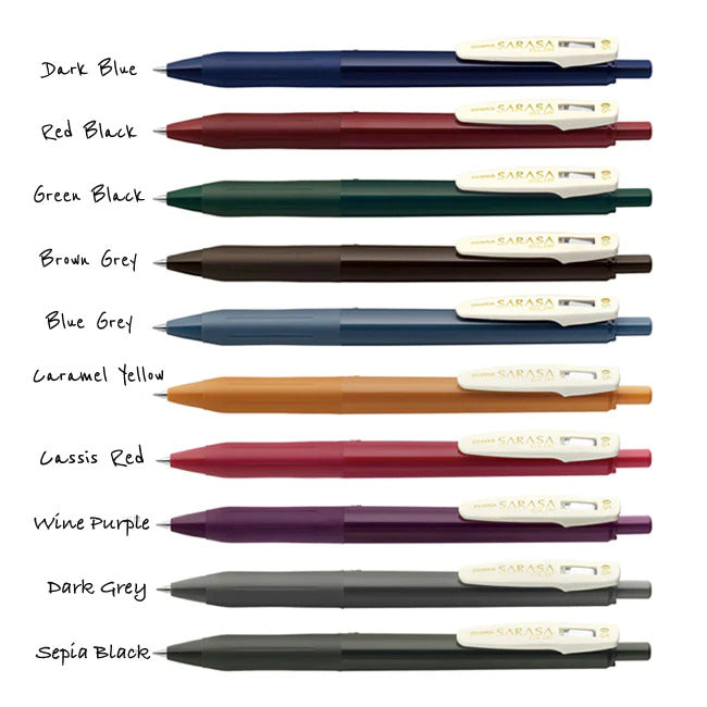 Zebra Sarasa Clip Vintage 0.5 Ballpoint Pens