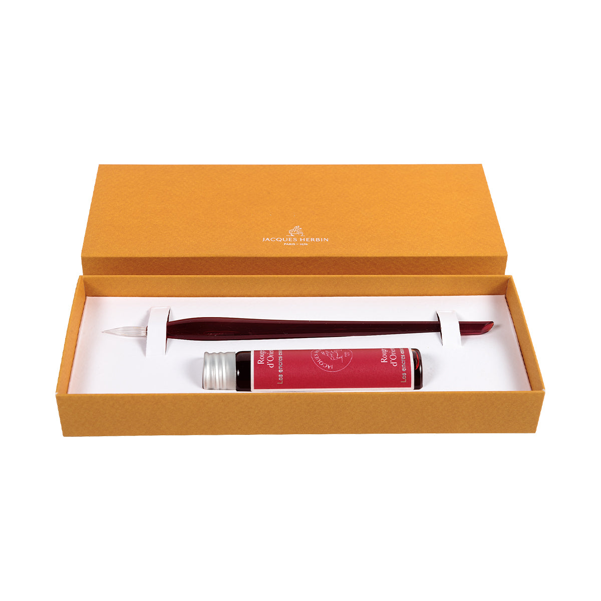 J. Herbin Glass Pen Set (Glass Pen + 15ml Essential Ink)