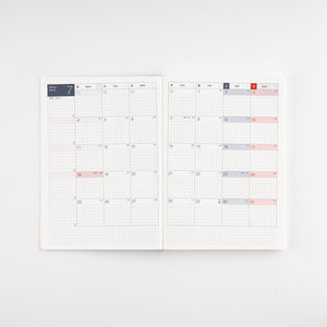 Hobonichi Techo Cousin Avec Books [JPN / A5 / Jan Start / Mon Start / 6 Months x 2]