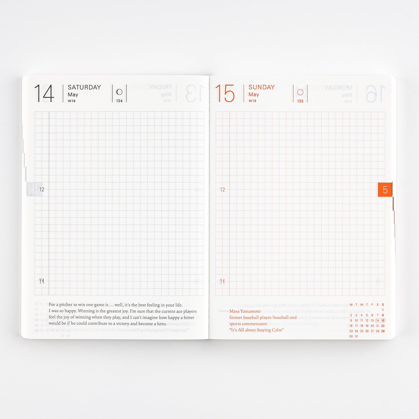 Hobonichi Techo Planner Book [Eng / A6 / Jan Start / Mon Start]