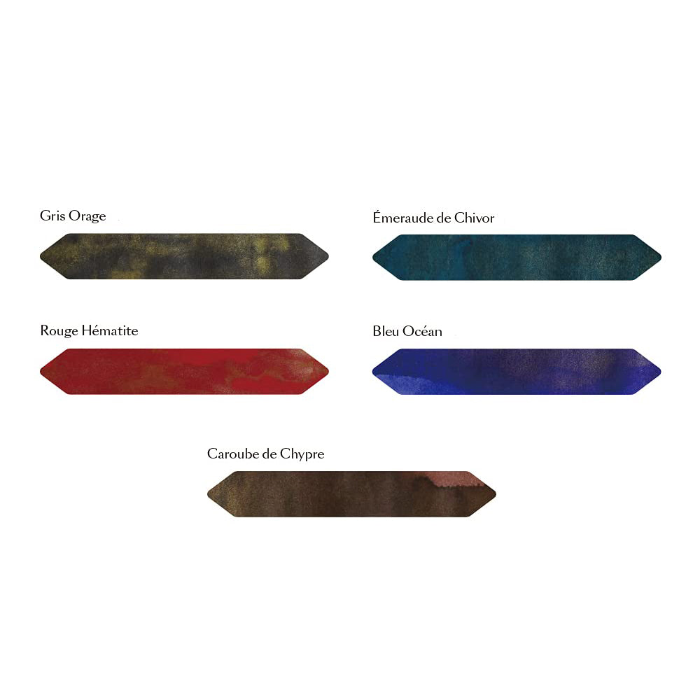 J. Herbin 1670 Anniversary Fountain Pen Ink Set [Set of 5]