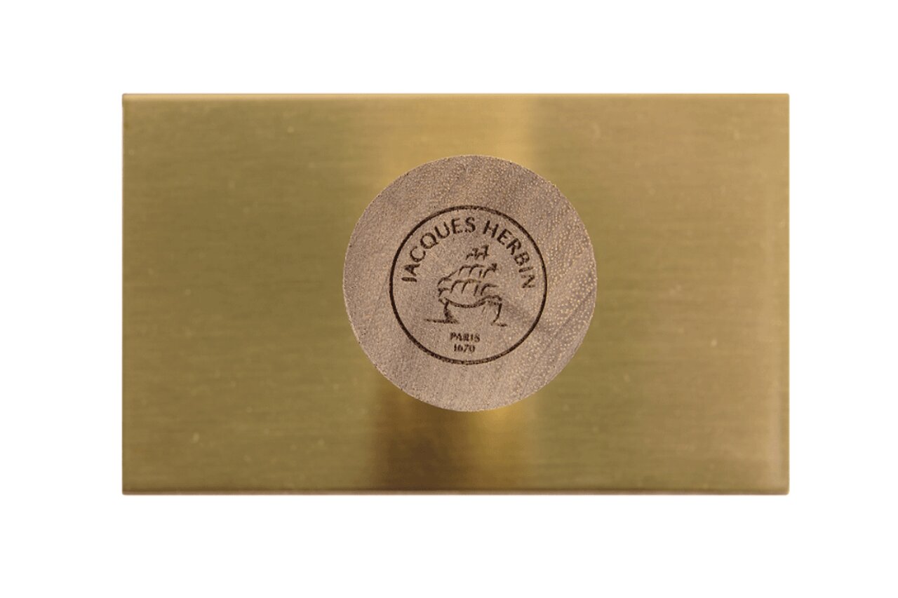 J. Herbin Walnut Wood & Brass Hand Blotter